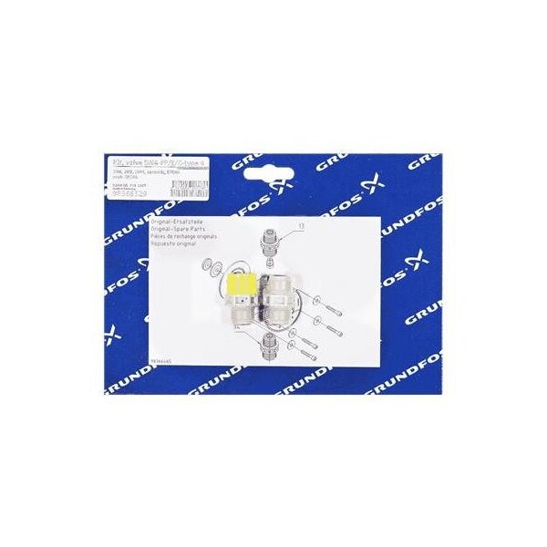 Pump Repair Kits- Kit, valve DN4-PP/E/C-type 4, Spare Part.